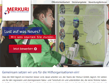 Tablet Screenshot of merkuri-gmbh.de